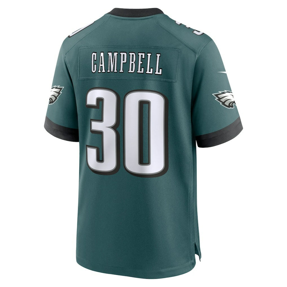 Jihaad Campbell Philadelphia Eagles 2025 NFL Draft First Round Pick Game Jersey Green - Nike
