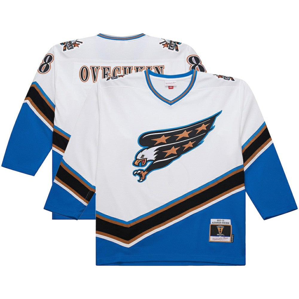Alexander Ovechkin Washington Capitals Mitchell & Ness Big & Tall 2005/06 Power Play Jersey - White | NHL Jerseys