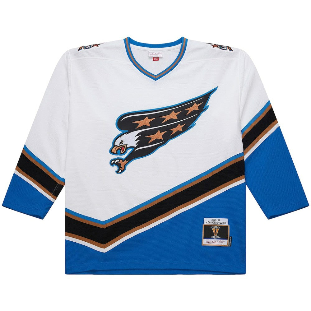 Alexander Ovechkin Washington Capitals Mitchell & Ness Big & Tall 2005/06 Power Play Jersey - White | NHL Jerseys