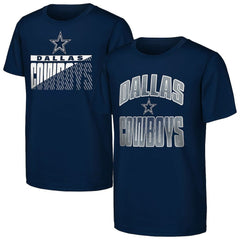 Dallas Cowboys Outerstuff Youth Never Quit 2-Pack T-Shirt Set Navy - NFL