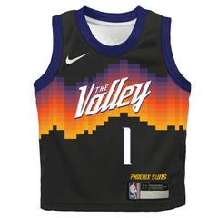 Nike - Devin Booker Phoenix Suns Preschool 2025/26 City Edition Swingman Jersey - Black