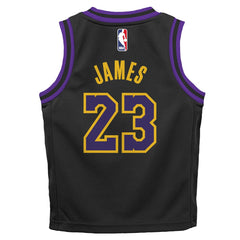Nike - LeBron James Los Angeles Lakers Preschool 2025/26 City Edition Swingman Jersey - Black