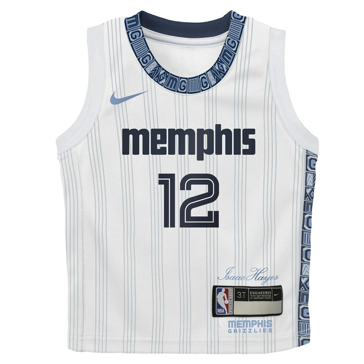Nike - Ja Morant Memphis Grizzlies Preschool 2025/26 City Edition Swingman Jersey - White