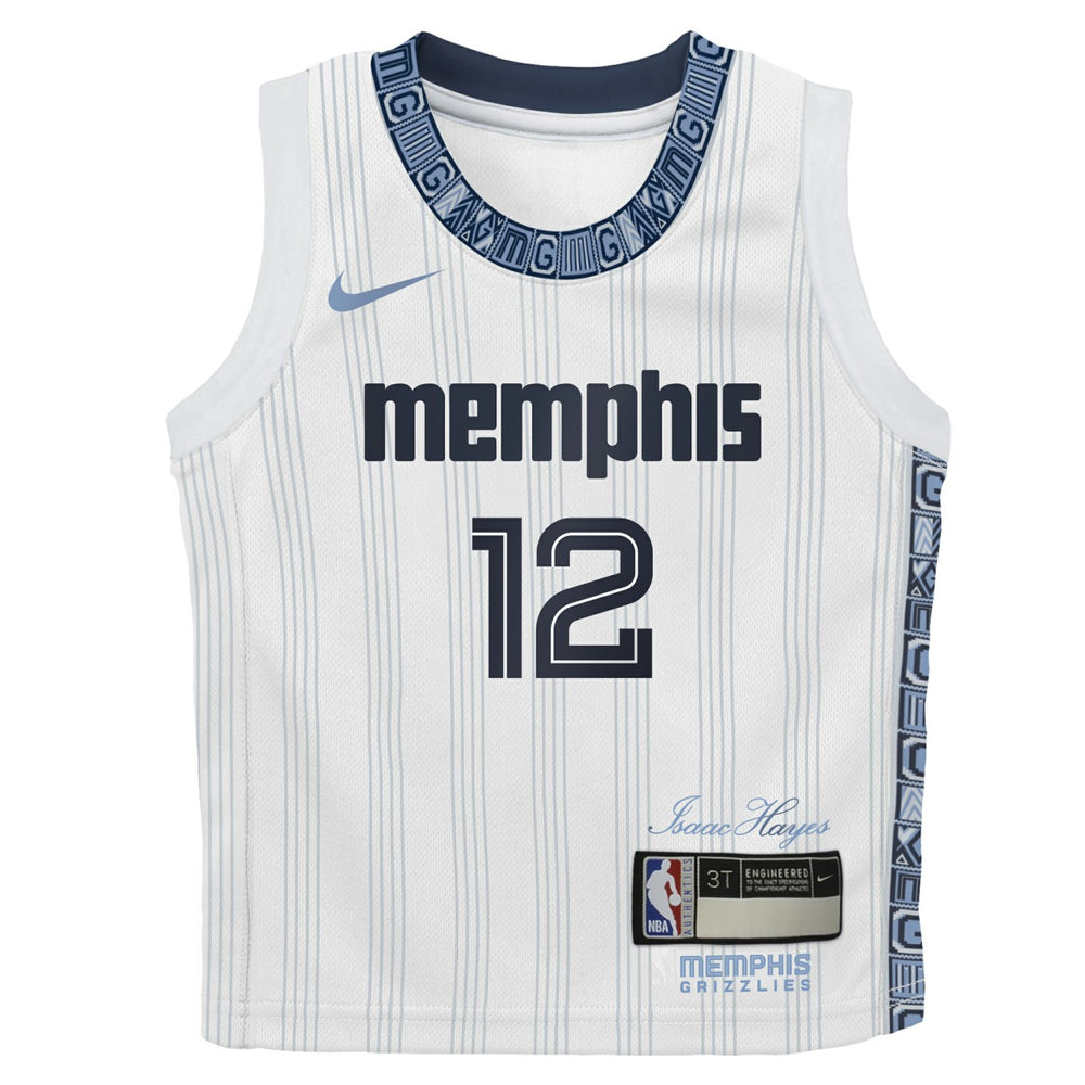 Nike - Ja Morant Memphis Grizzlies Preschool 2025/26 City Edition Swingman Jersey - White