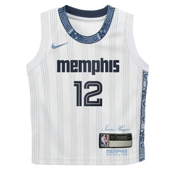 Nike - Ja Morant Memphis Grizzlies Preschool 2025/26 City Edition Swingman Jersey - White