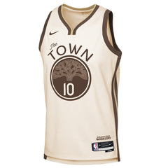 Nike - Jimmy Butler III Golden State Warriors Youth 2025/26 City Edition Swingman Jersey - Tan