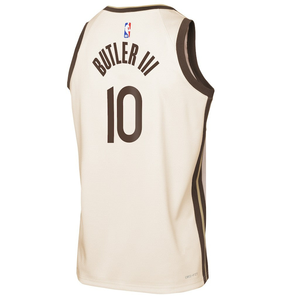 Jimmy Butler III Golden State Warriors Youth 2025/26 City Edition Swingman Jersey sale - Tan | NBA Jerseys
