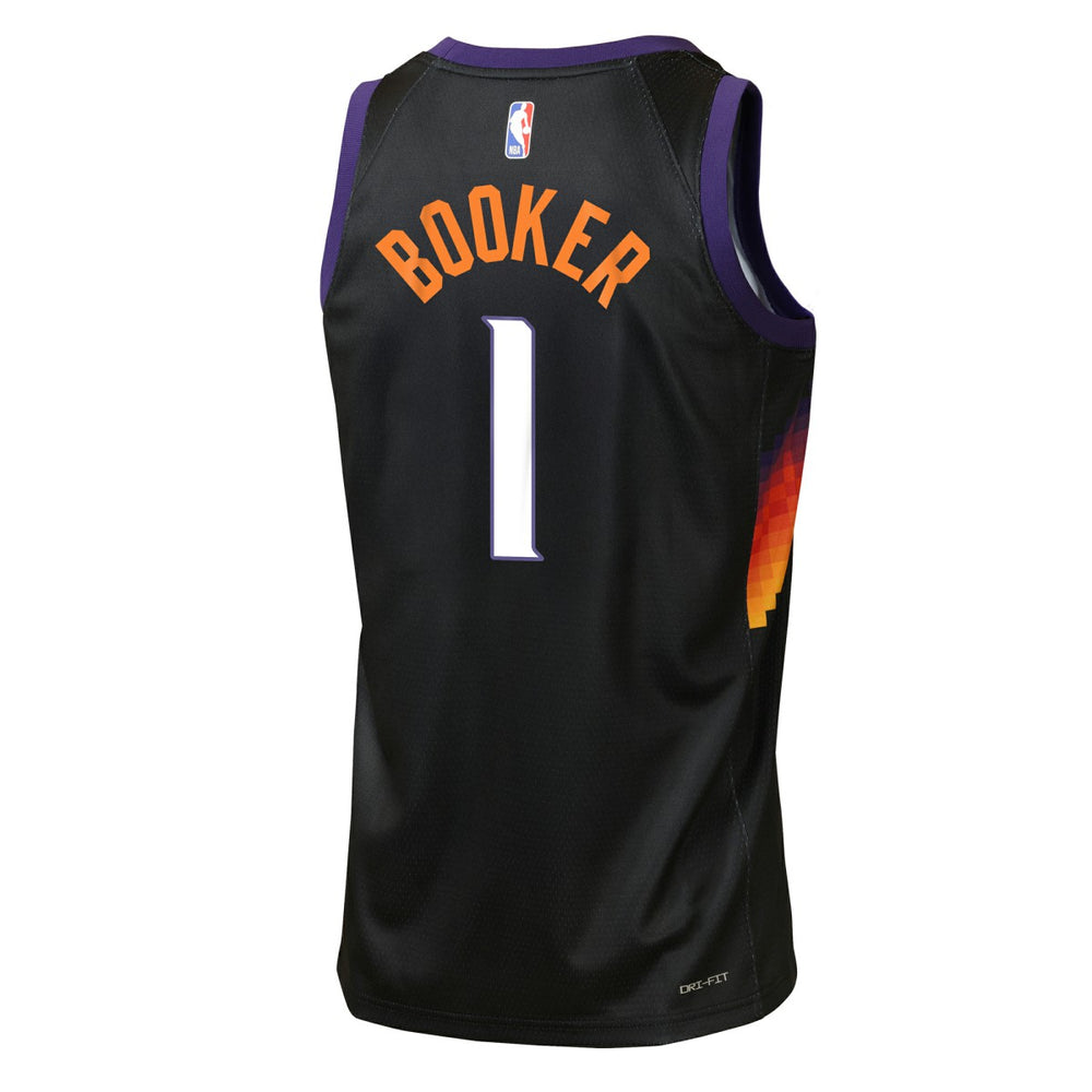 Nike - Devin Booker Phoenix Suns Youth 2025/26 City Edition Swingman Jersey - Black