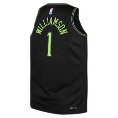 Nike - Zion Williamson New Orleans Pelicans Youth 2025/26 City Edition Swingman Jersey - Black