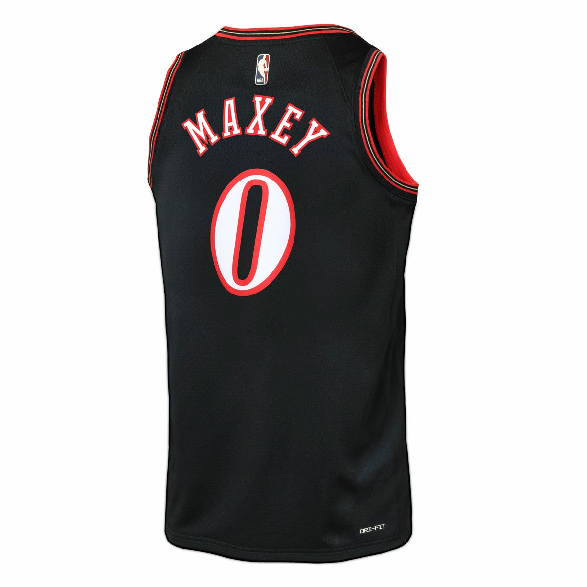 Nike - Tyrese Maxey Philadelphia 76ers Youth Swingman Jersey - Classic Edition - Black