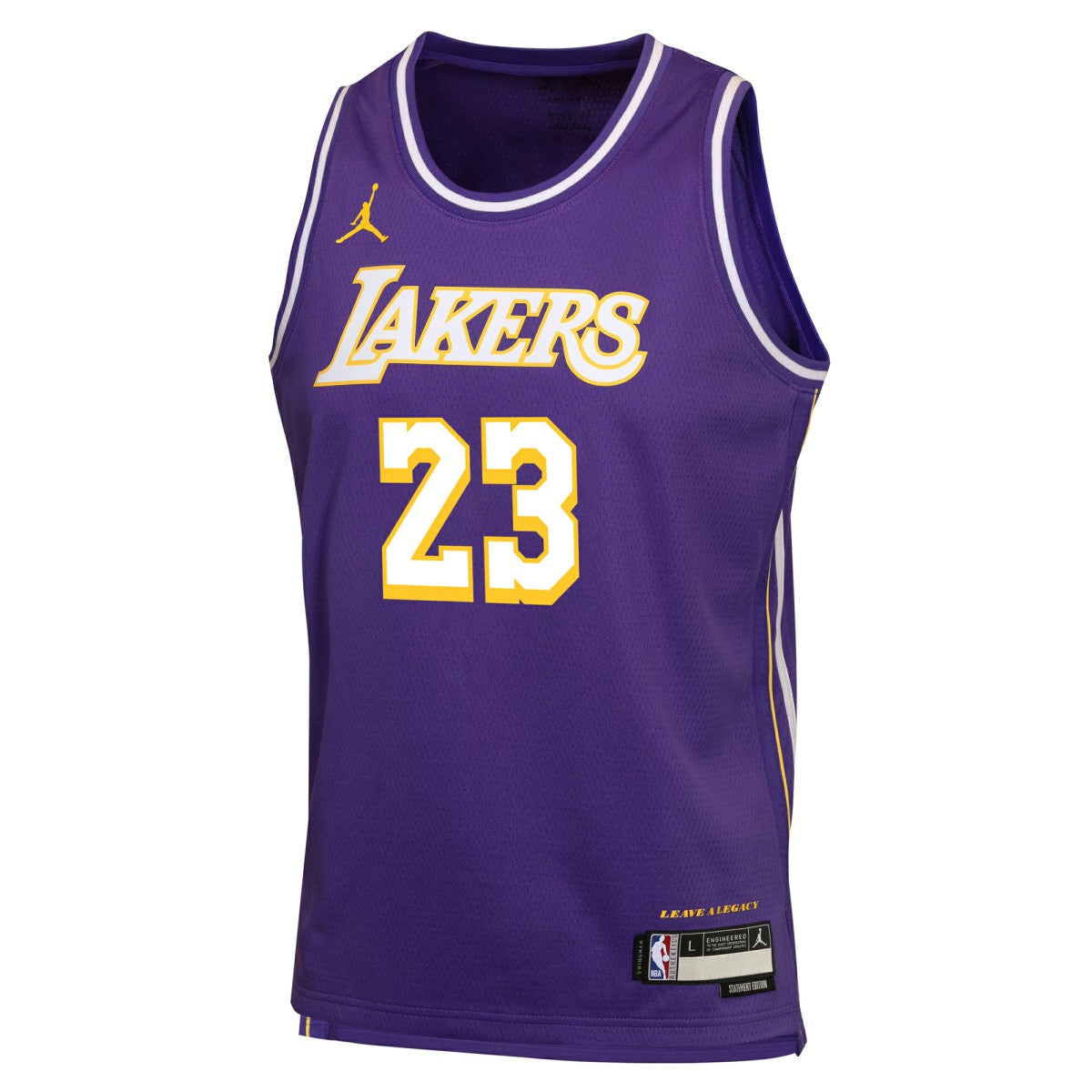 NBA - LeBron James Los Angeles Lakers Jordan Brand Youth Swingman Jersey - Statement Edition - Purple