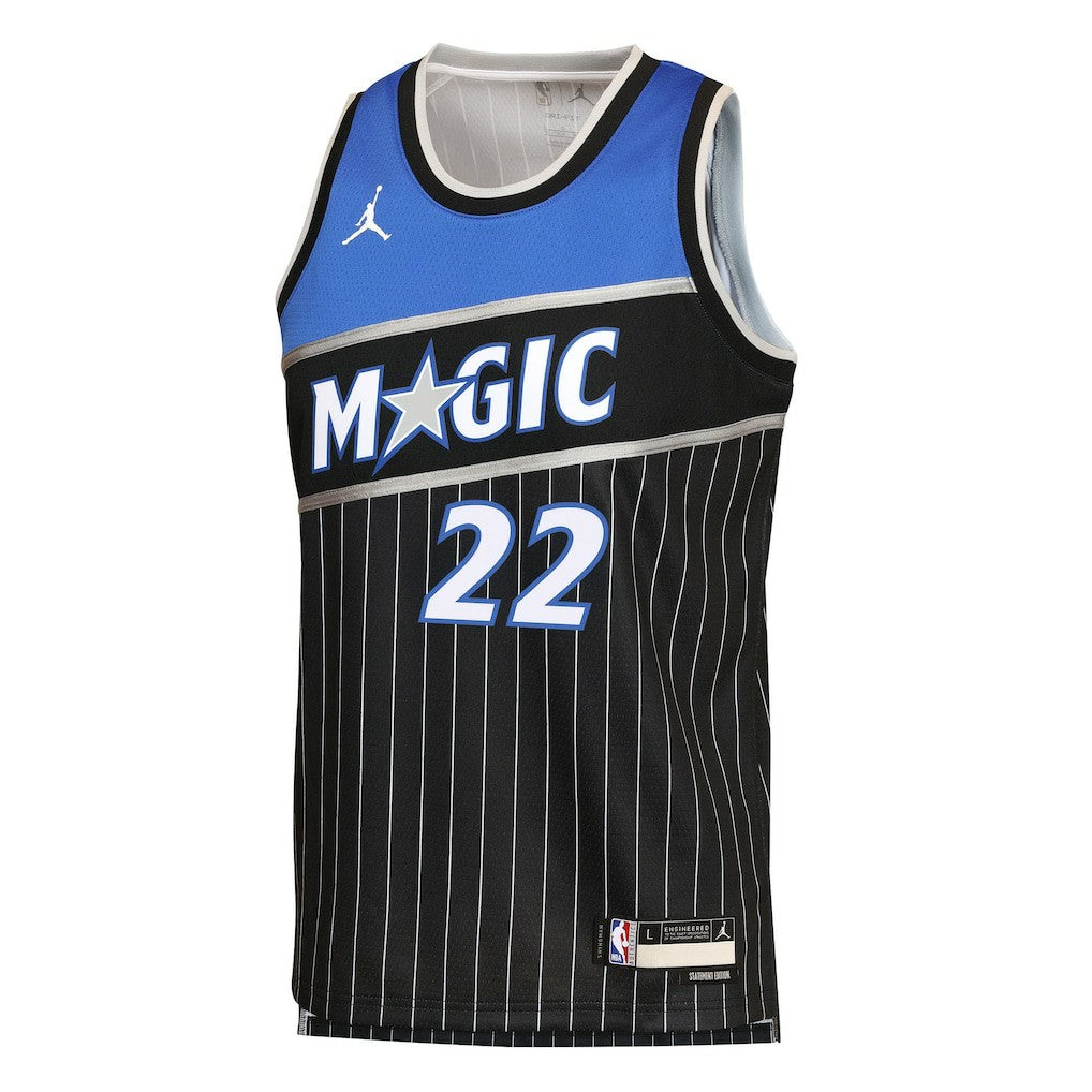 NBA - Franz Wagner Orlando Magic Jordan Brand Youth Swingman Jersey - Statement Edition - Black