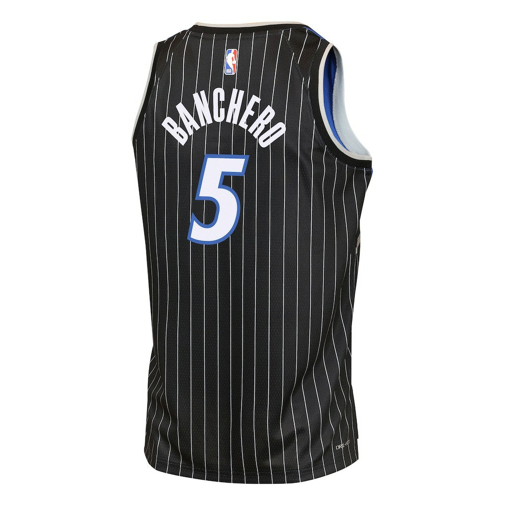 NBA - Paolo Banchero Orlando Magic Jordan Brand Youth Swingman Jersey - Statement Edition - Black