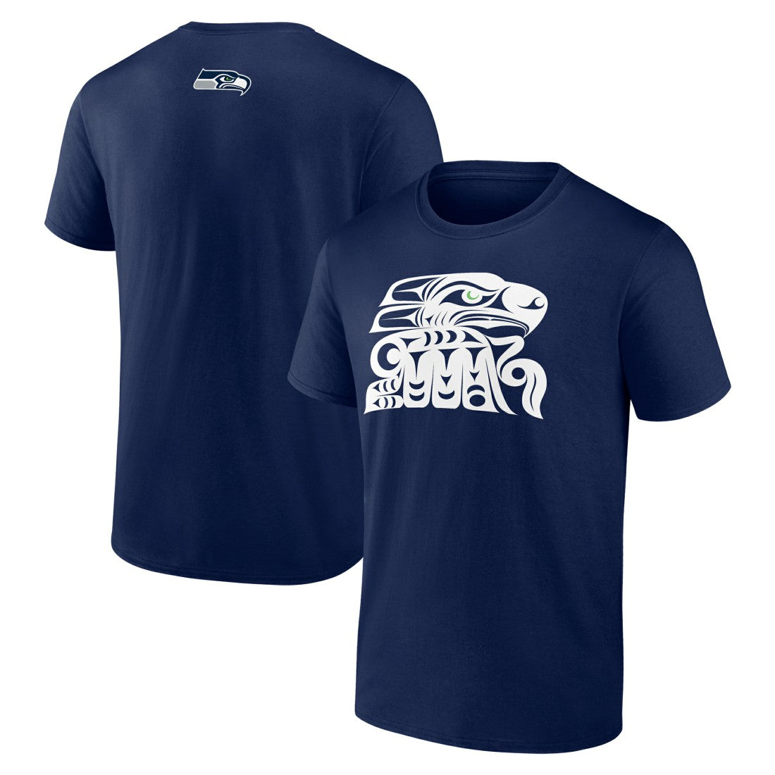 Seattle Seahawks Muckleshoot Tribe T-Shirt College Navy - NFL