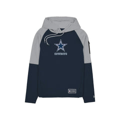 Dallas Cowboys New Era Combine Authentic Color Block Raglan Pullover Hoodie Navy - NFL