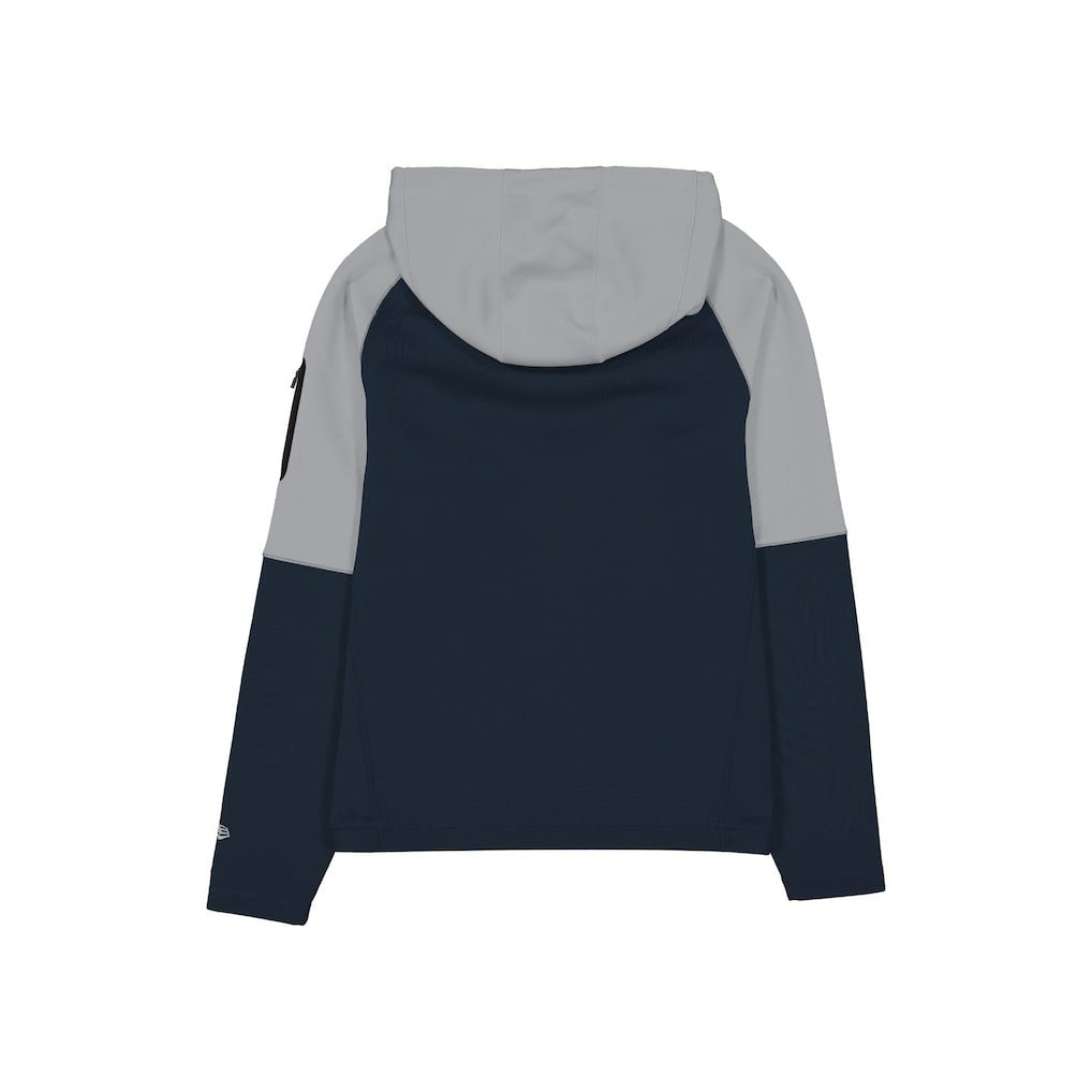 Dallas Cowboys New Era Combine Authentic Color Block Raglan Pullover Hoodie Navy - NFL