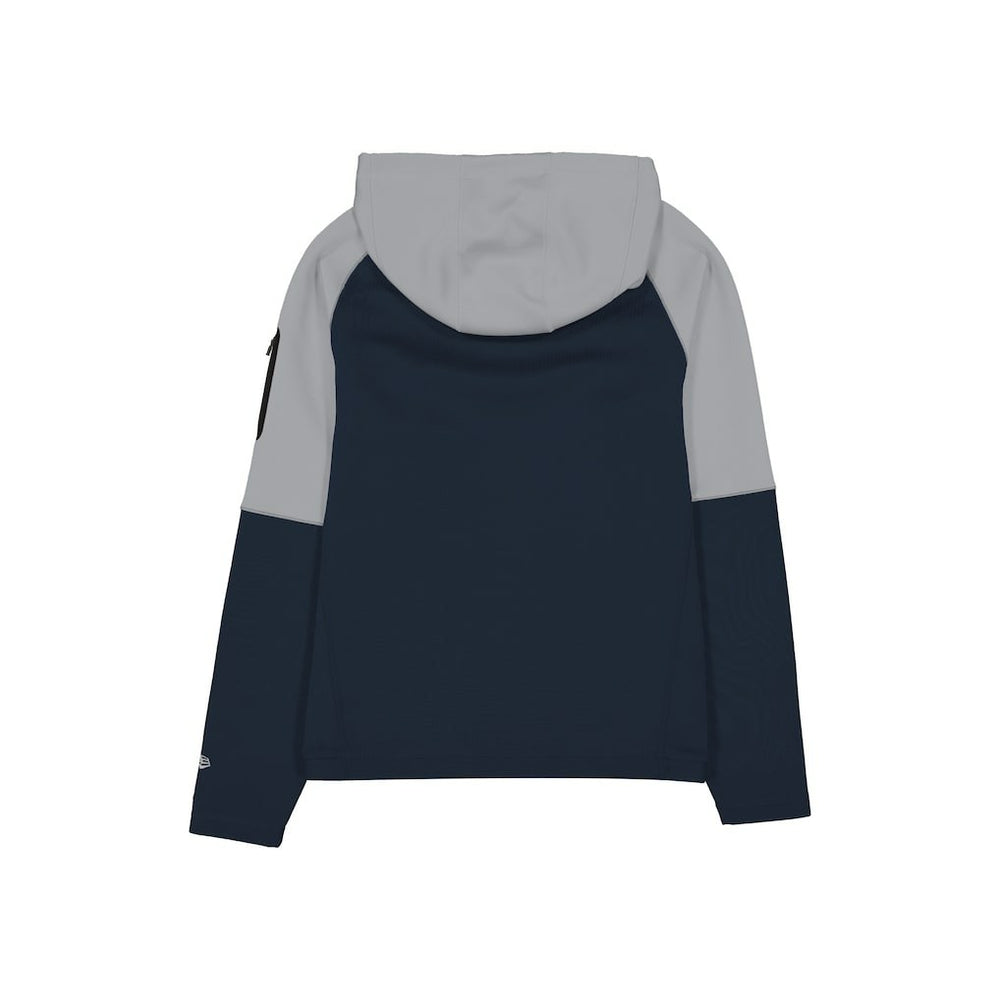 Dallas Cowboys New Era Combine Authentic Color Block Raglan Pullover Hoodie Navy - NFL