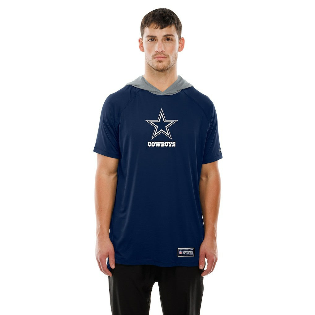 Dallas Cowboys New Era Combine Authentic Helmet T-Shirt Navy - NFL