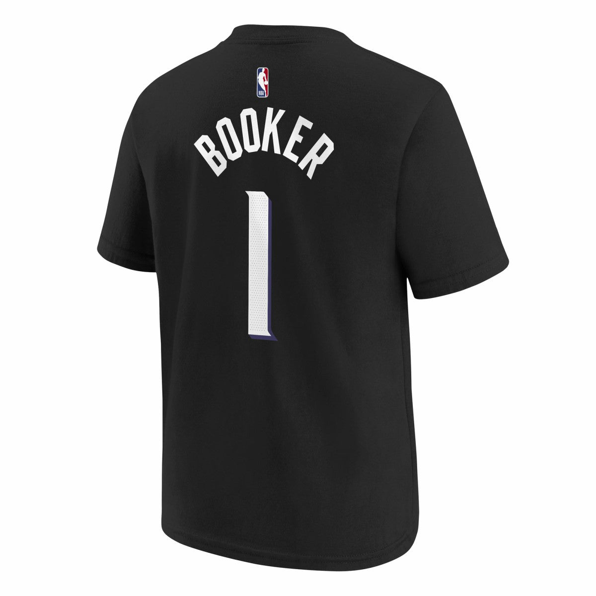 NBA - Devin Booker Phoenix Suns Jordan Brand Youth Statement Edition Name & Number T-Shirt - Black