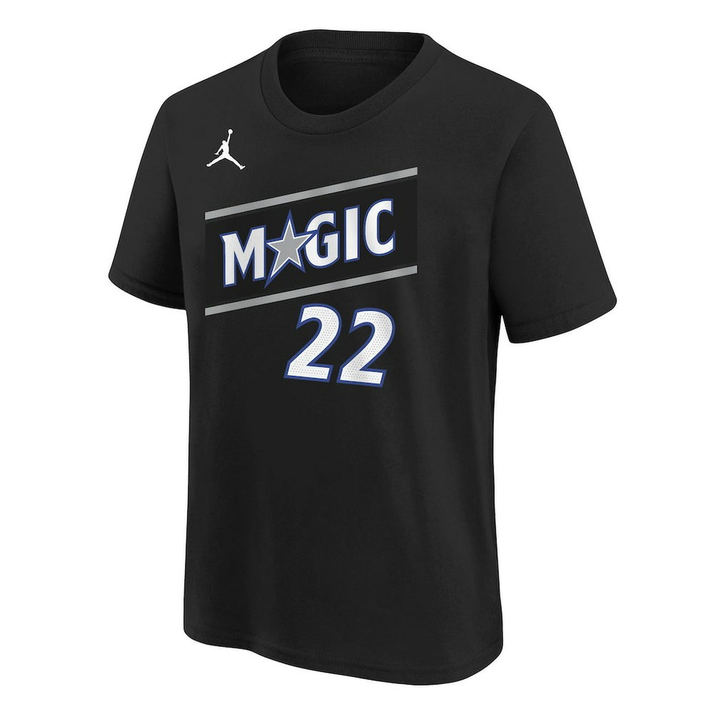 NBA - Franz Wagner Orlando Magic Jordan Brand Youth Statement Edition Name & Number T-Shirt - Black