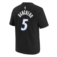 NBA - Paolo Banchero Orlando Magic Jordan Brand Youth Statement Edition Name & Number T-Shirt - Black