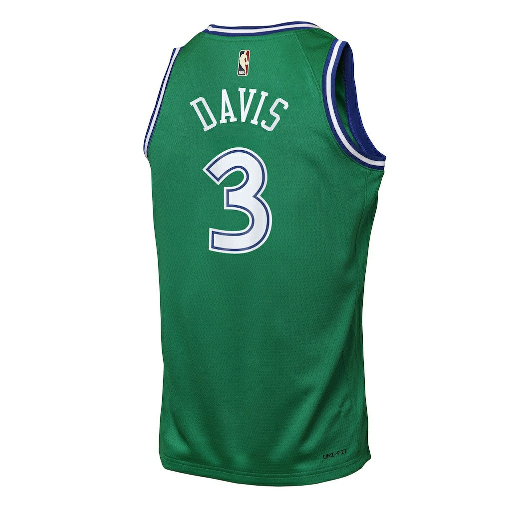 Nike - Anthony Davis Dallas Mavericks Youth Swingman Jersey - Classic Editi- Green
