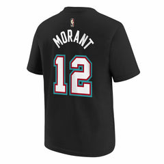 Nike - Ja Morant Memphis Grizzlies Youth Name & Number T-Shirt - Classic Edition - Black