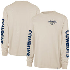 Dallas Cowboys '47 Cairn Ravine Foundation Long Sleeve T-Shirt Tan - 47 brand