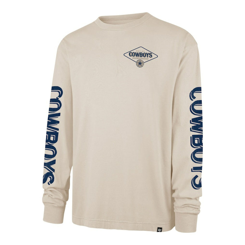 Dallas Cowboys '47 Cairn Ravine Foundation Long Sleeve T-Shirt Tan - 47 brand