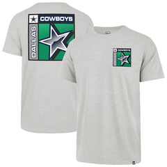 Dallas Cowboys '47 Chrome Plate Franklin T-Shirt Heather Gray - 47 brand