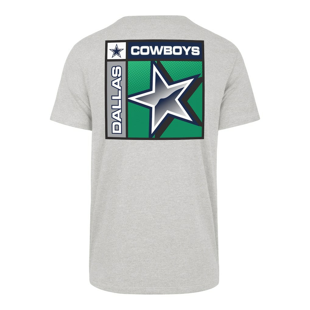 Dallas Cowboys '47 Chrome Plate Franklin T-Shirt Heather Gray - 47 brand