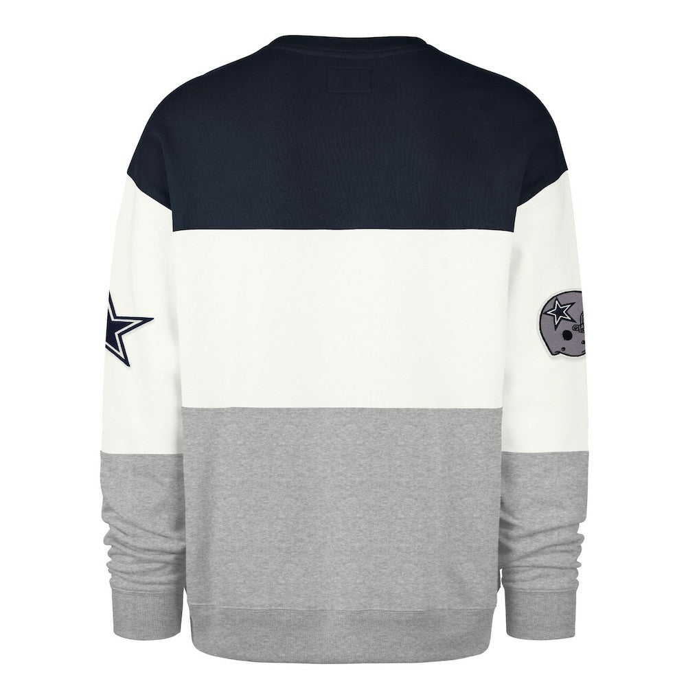 Dallas Cowboys '47 Breeze Maximalist Sweatshirt Navy/Gray - 47 brand