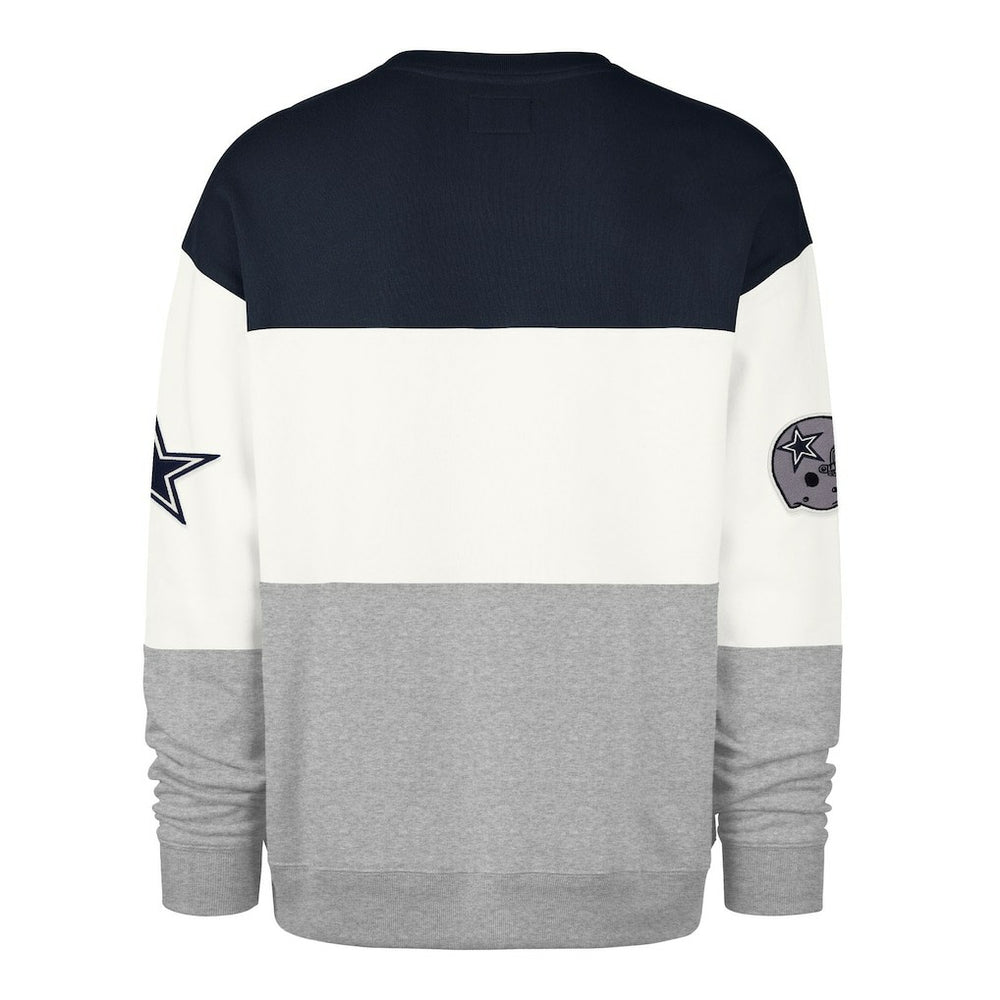 Dallas Cowboys '47 Breeze Maximalist Sweatshirt Navy/Gray - 47 brand
