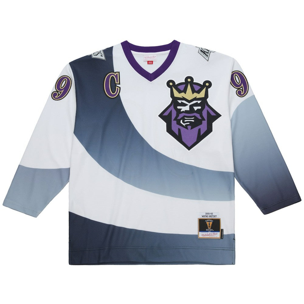 Wayne Gretzky Los Angeles Kings - Mitchell & Ness Big & Tall 1995-96 Blue Line 2.0 Jersey White