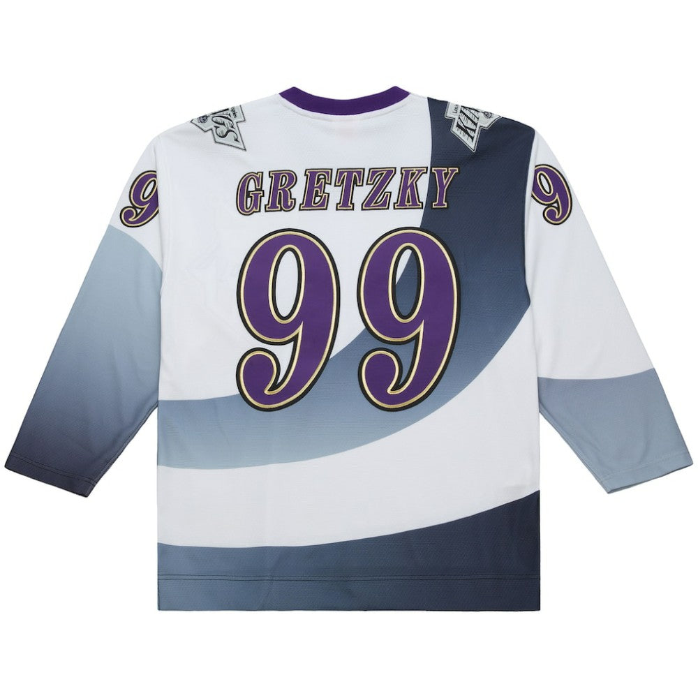 Wayne Gretzky Los Angeles Kings - Mitchell & Ness Big & Tall 1995-96 Blue Line 2.0 Jersey White