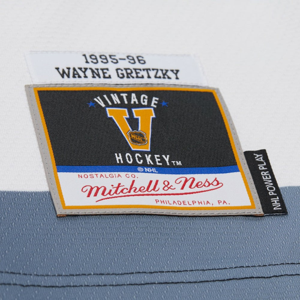 Wayne Gretzky Los Angeles Kings - Mitchell & Ness Big & Tall 1995-96 Blue Line 2.0 Jersey White