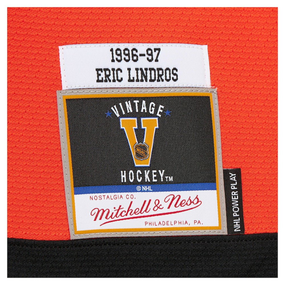 Eric Lindros Philadelphia Flyers - Mitchell & Ness Big & Tall 1996-97 Blue Line 2.0 Jersey Orange