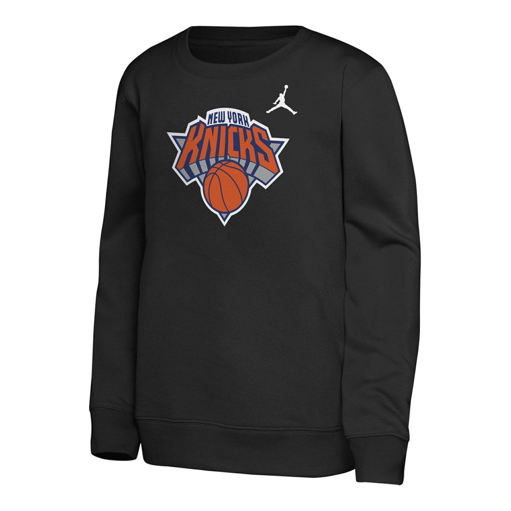 NBA - New York Knicks Jordan Brand Youth Courtside Statement Edition Sweatshirt - Black