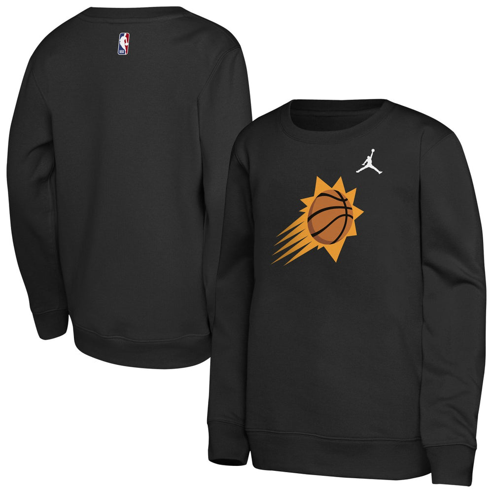 NBA - Phoenix Suns Jordan Brand Youth Courtside Statement Edition Sweatshirt - Black