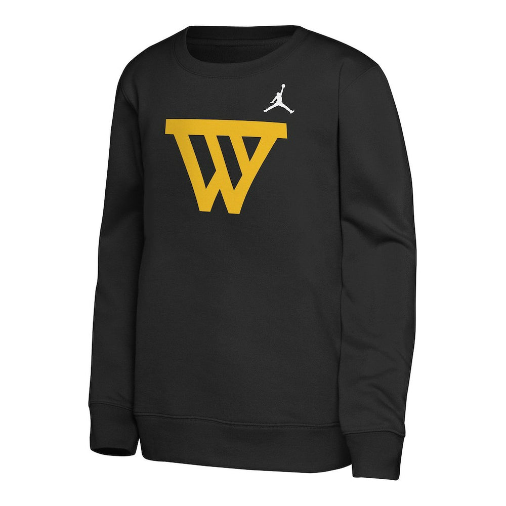 NBA - Golden State Warriors Jordan Brand Youth Courtside Statement Edition Sweatshirt - Black