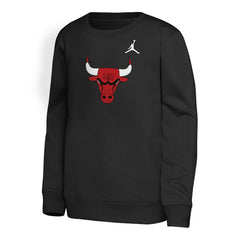NBA - Chicago Bulls Jordan Brand Youth Courtside Statement Edition Sweatshirt - Black