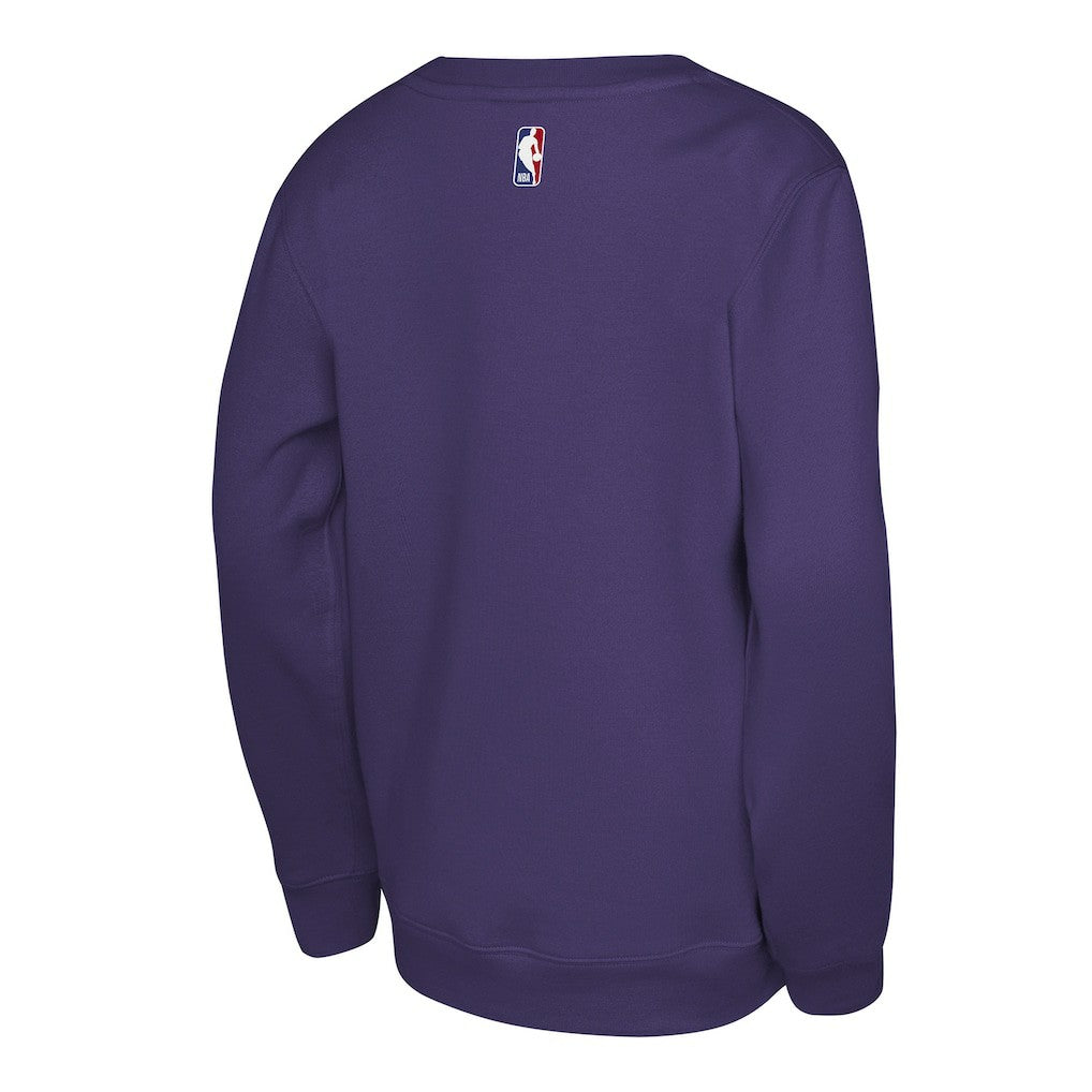NBA - Charlotte Hornets Jordan Brand Youth Courtside Statement Edition Sweatshirt - Purple