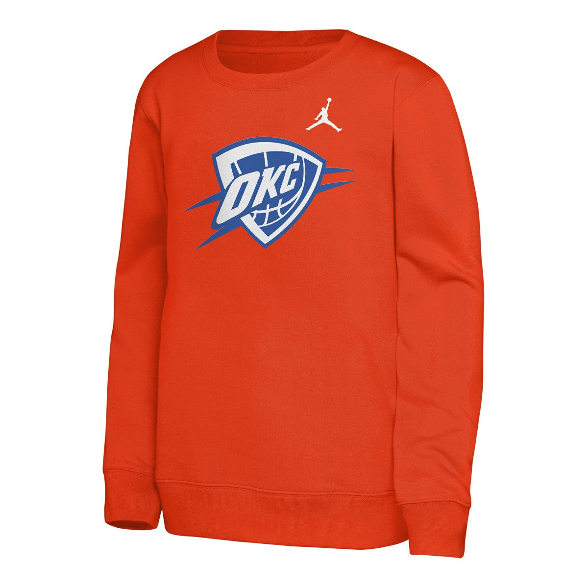 NBA - Oklahoma City Thunder Jordan Brand Youth Courtside Statement Edition Sweatshirt - Orange