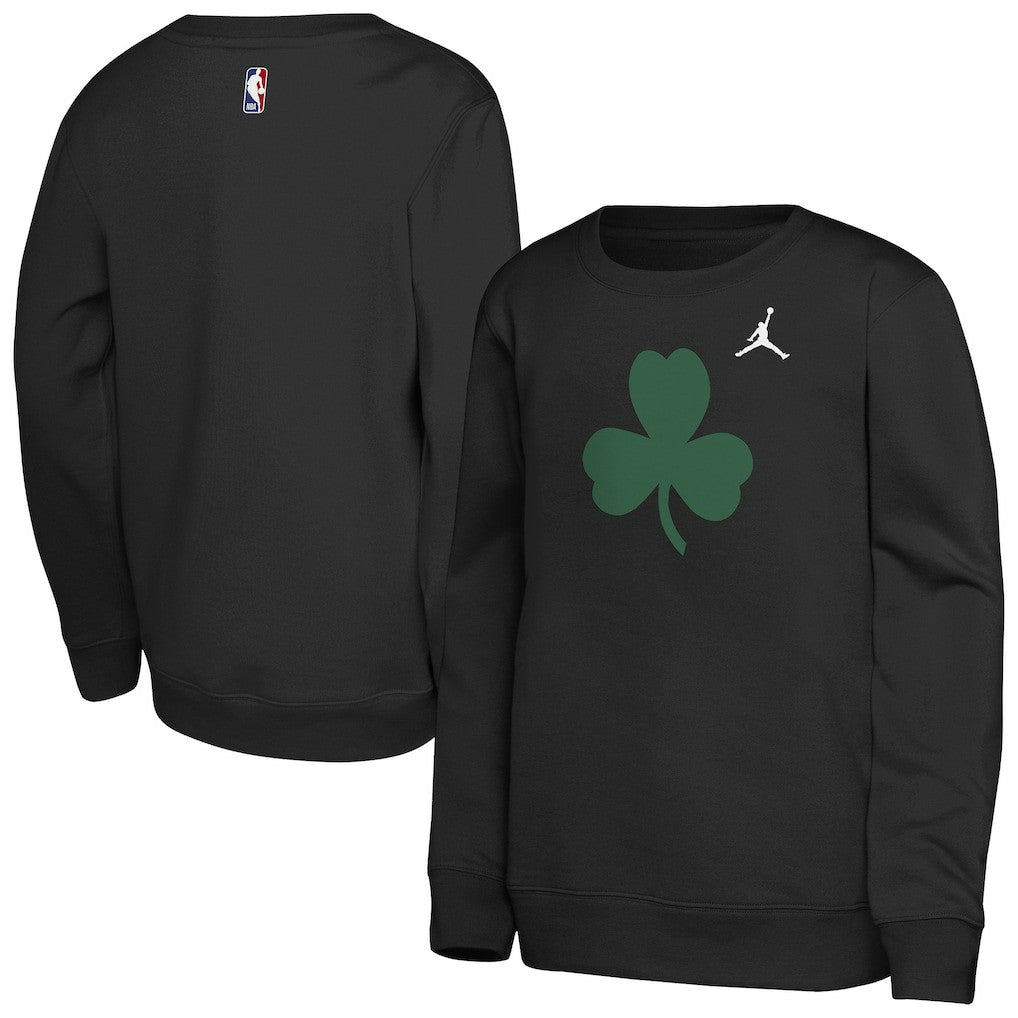 NBA - Boston Celtics Jordan Brand Youth Courtside Statement Edition Sweatshirt - Black