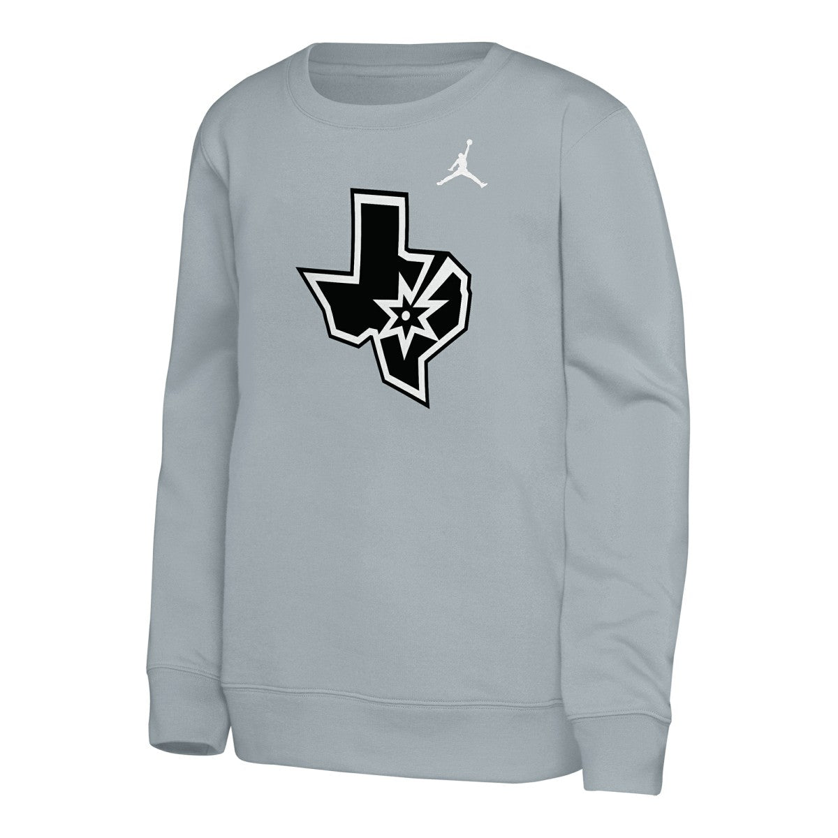NBA - San Antonio Spurs Jordan Brand Youth Courtside Statement Edition Sweatshirt - Silver