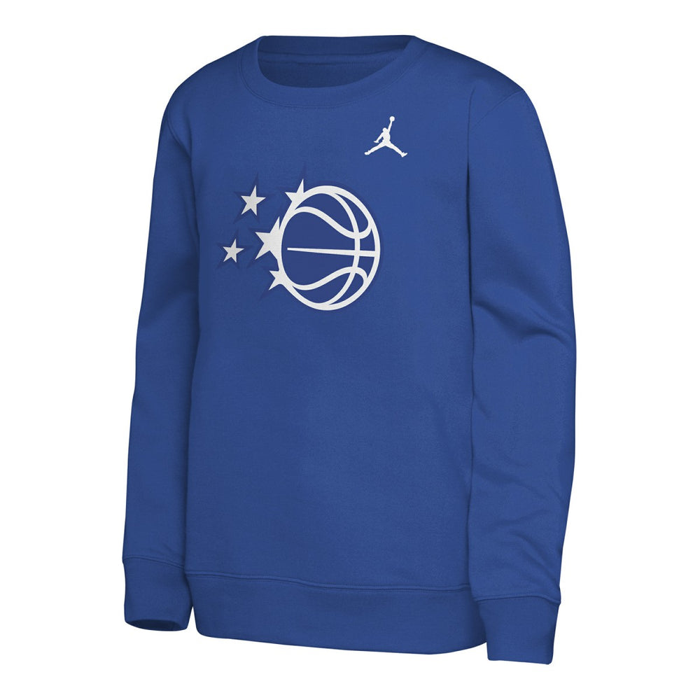 NBA - Orlando Magic Jordan Brand Youth Courtside Statement Edition Sweatshirt - Royal