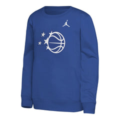 NBA - Orlando Magic Jordan Brand Youth Courtside Statement Edition Sweatshirt - Royal