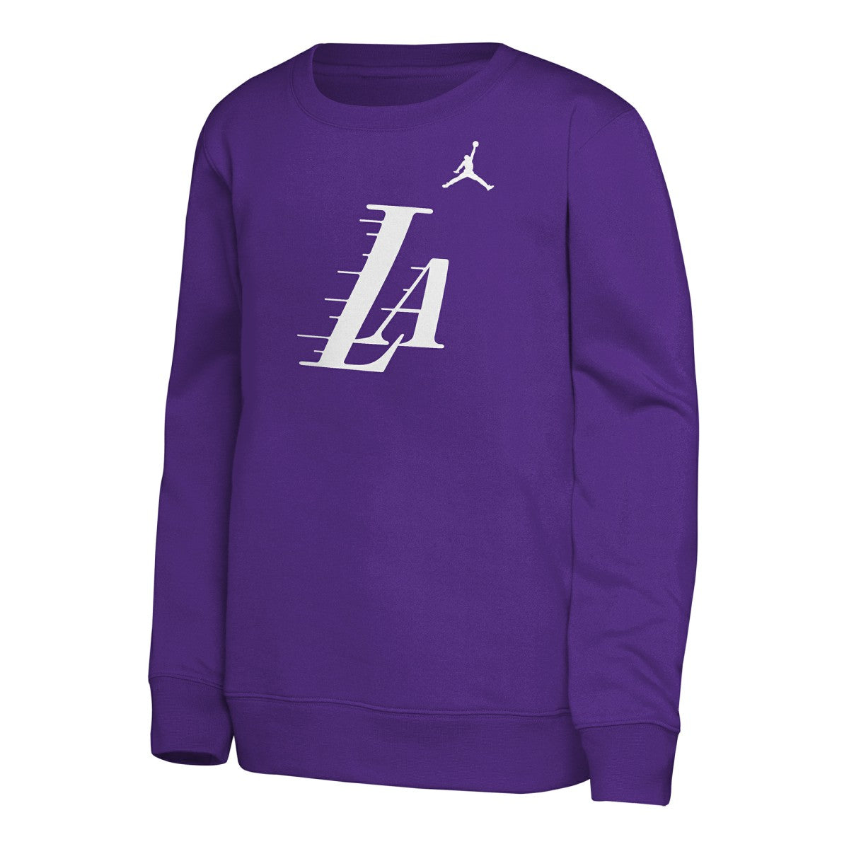 NBA - Los Angeles Lakers Jordan Brand Youth Courtside Statement Edition Sweatshirt - Purple