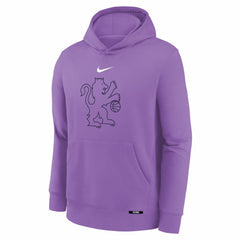 Nike - Sacramento Kings Youth 2025/26 City Edition Club Fleece Pullover Hoodie - Purple