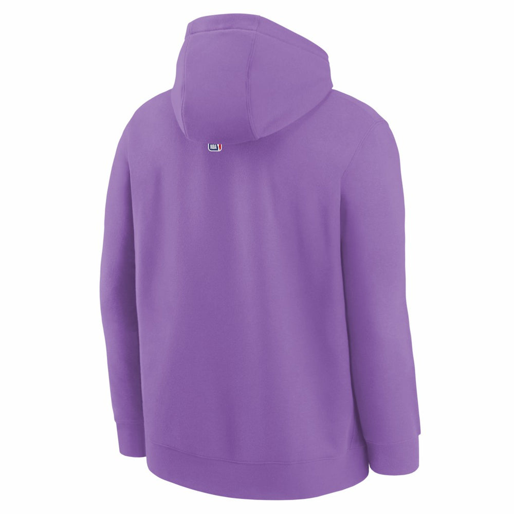 Nike - Sacramento Kings Youth 2025/26 City Edition Club Fleece Pullover Hoodie - Purple